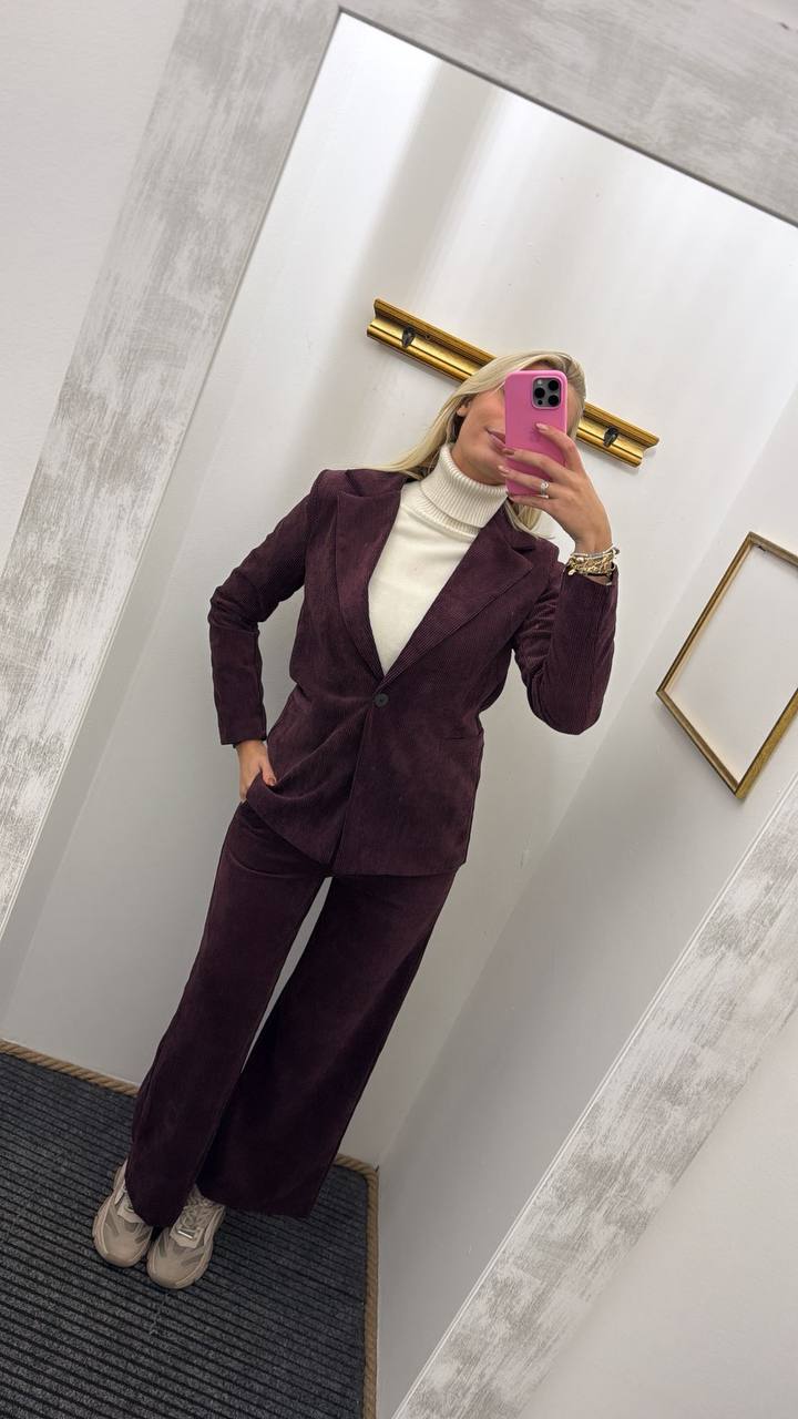 Blazer in velluto a coste Mira