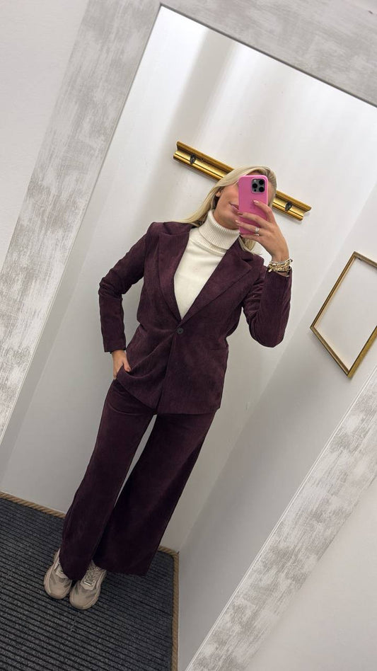 Blazer in velluto a coste Mira