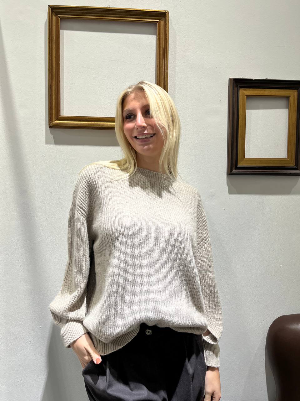 Maglione con aperture Nerea