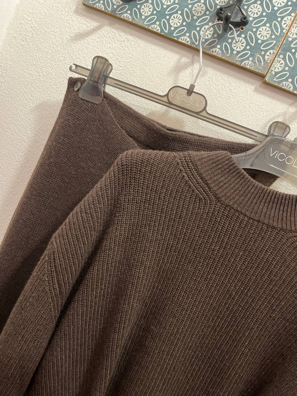 Maglione con maniche ampie e frange laterali Tamara