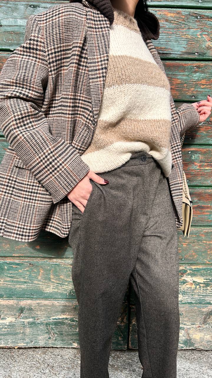 Pantaloni lunghi con gamba dritta Darina