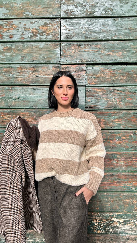 Pull in maglia a costine Jelena