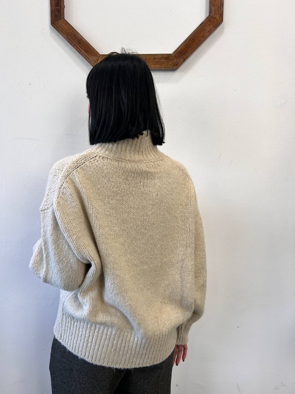 Maglione over collo alto Arisia