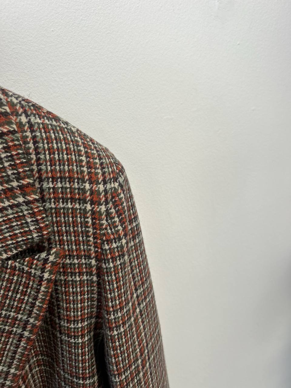 Giacca check con spille Florina