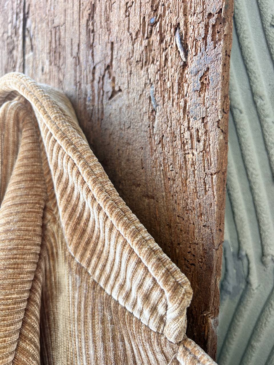 Giacca a costine in velluto morbido Raven