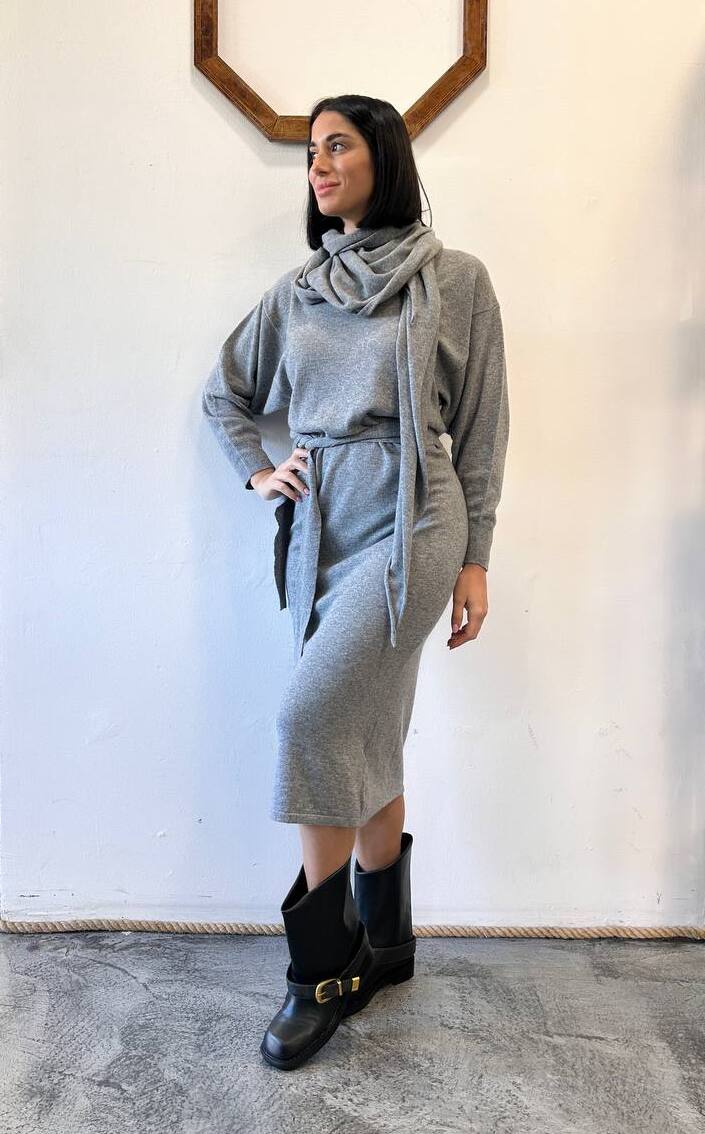 Twinset abito e sciarpa Amina