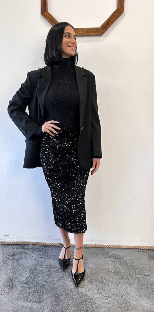 Dolcevita in lurex Dariel