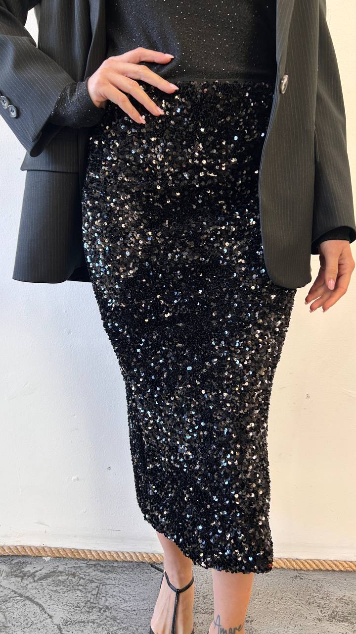 Longuette paillettes Minora