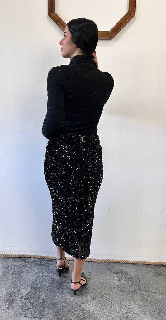 Longuette paillettes Minora