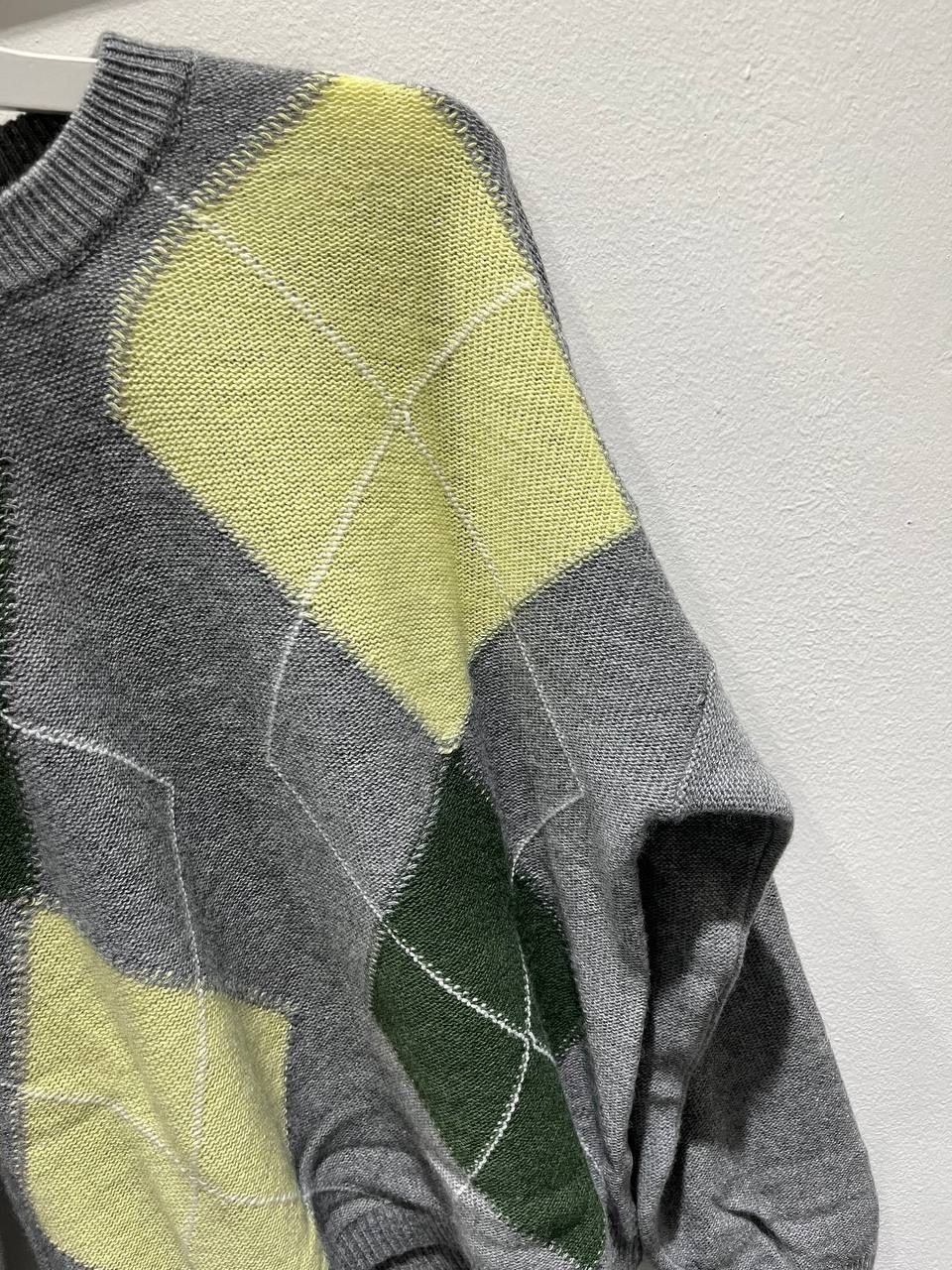 Pull girocollo a rombi Malena