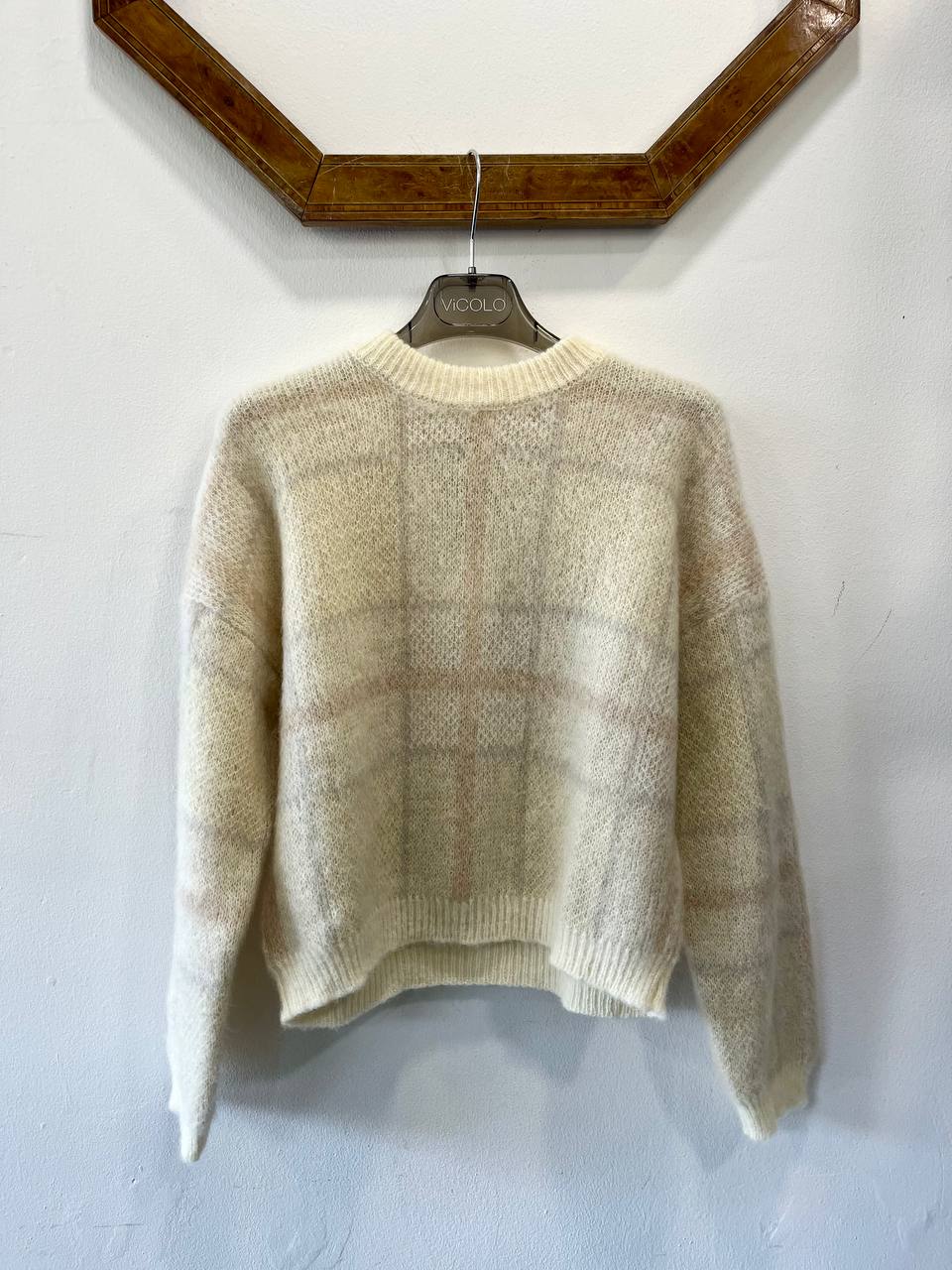 Maglione a trama lavorata Leonia