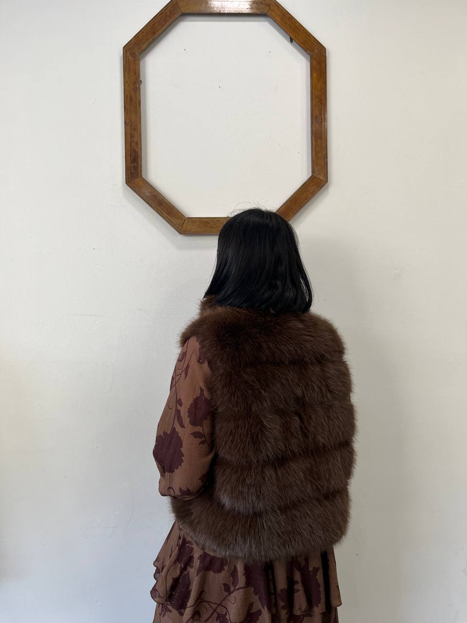 Smanicato in ecopelliccia Malva