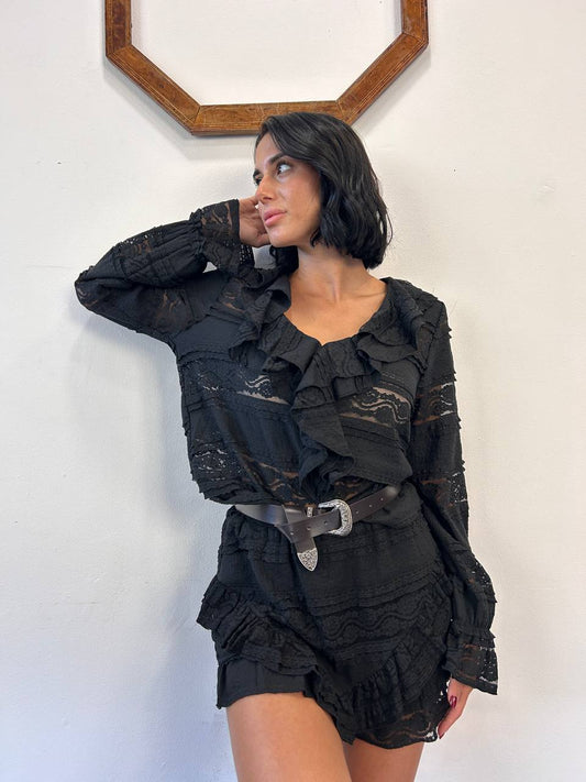 Gonna pantalone in pizzo Lobelia