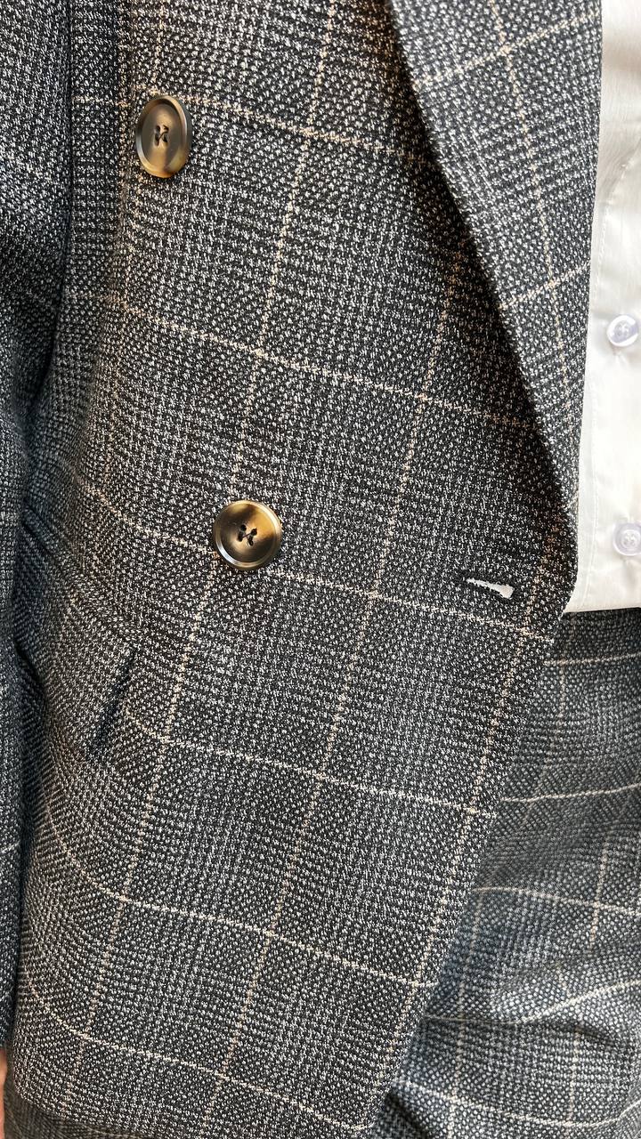 Giacca collo a lancia check Erica