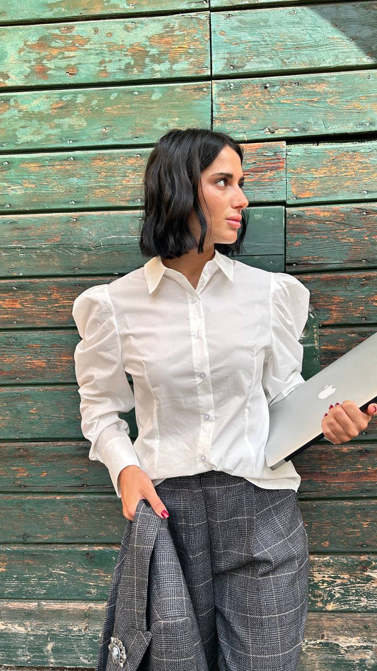 Camicia popeline Salvia