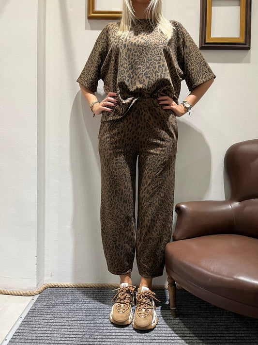 Pantaloni uovo maculati Azelina