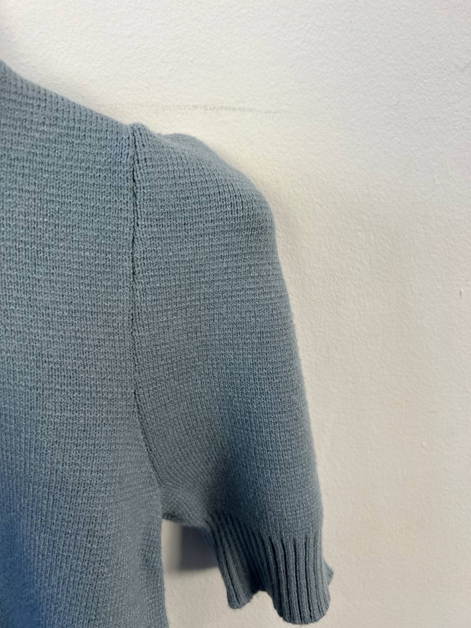 Maglia girocollo manica sbuffo Garden