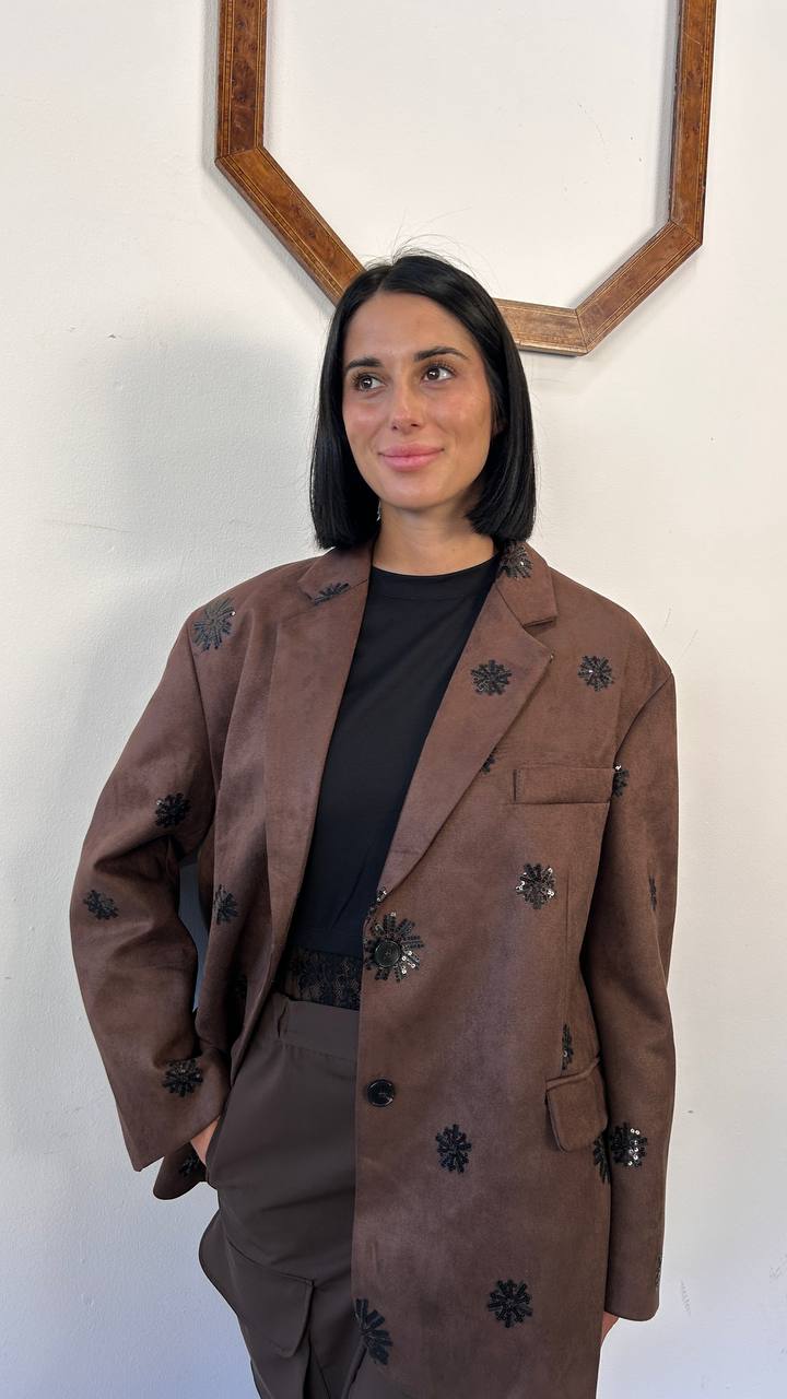 Giacca doppiopetto Petaluna