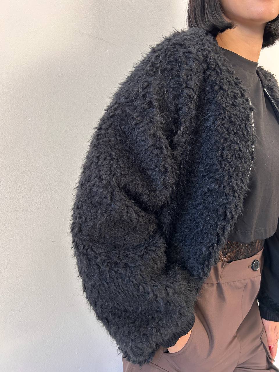 Cappotto in eco-pelliccia Lunavita