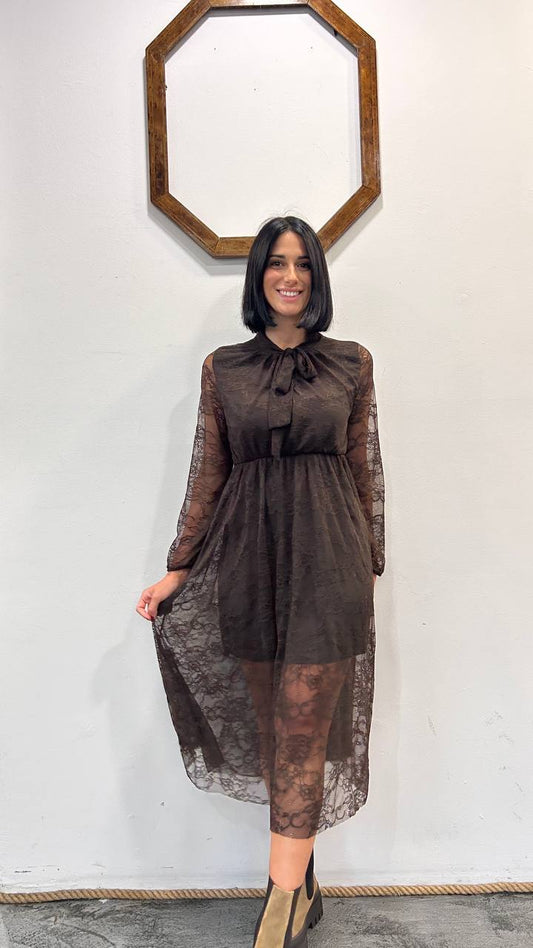 Abito in pizzo Lysia