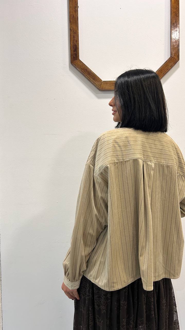 Camicia rigata Caprifoglio