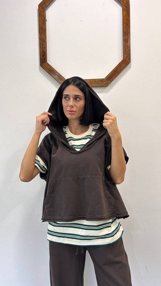 Felpa maniche corte Gladiolo