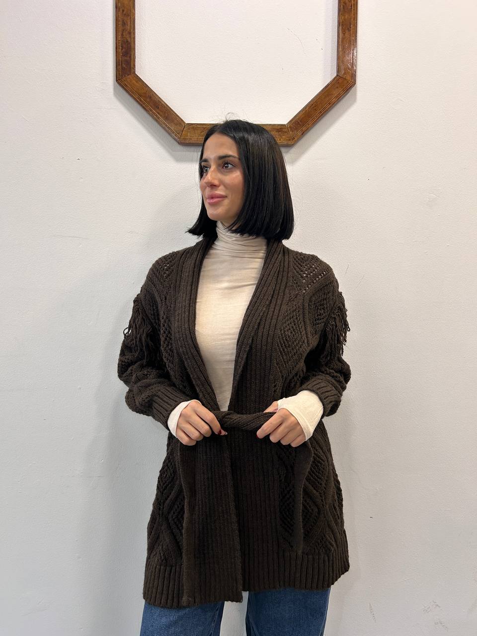 Cardigan frange Verdalia