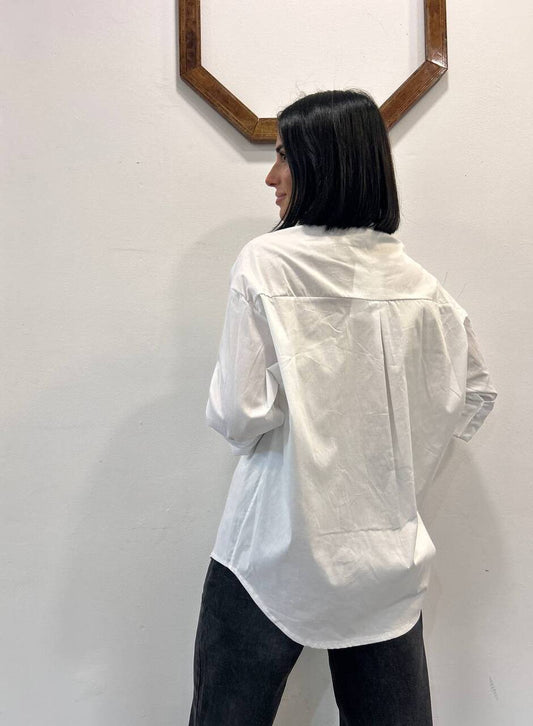 Camicia over in cotone Lumea