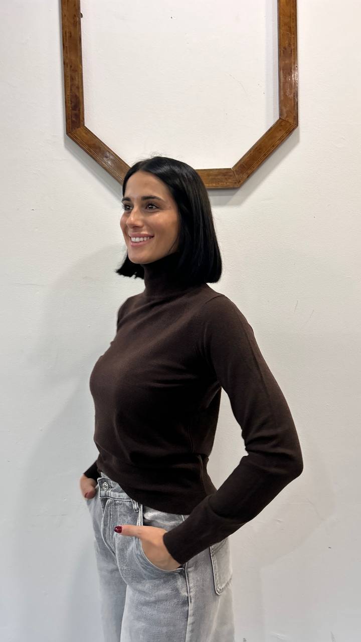 Dolcevita in maglia Sorna