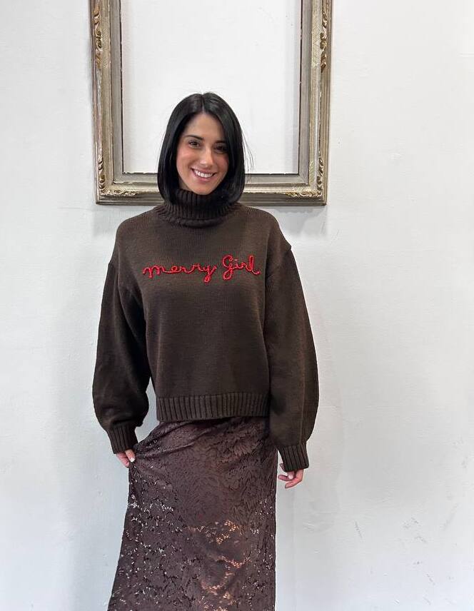 Maglione "merry girl"