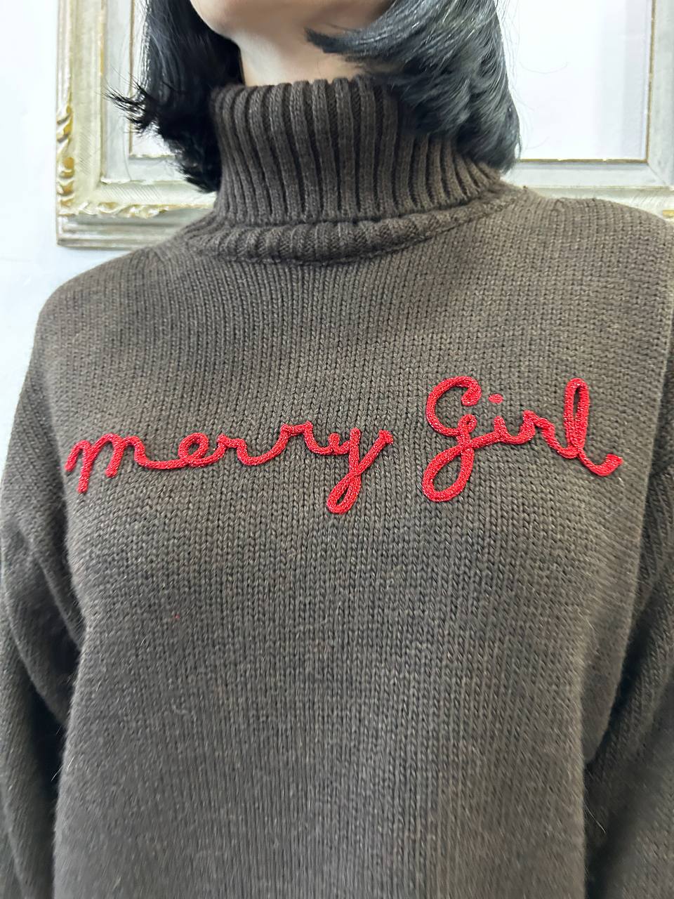 Maglione "merry girl"