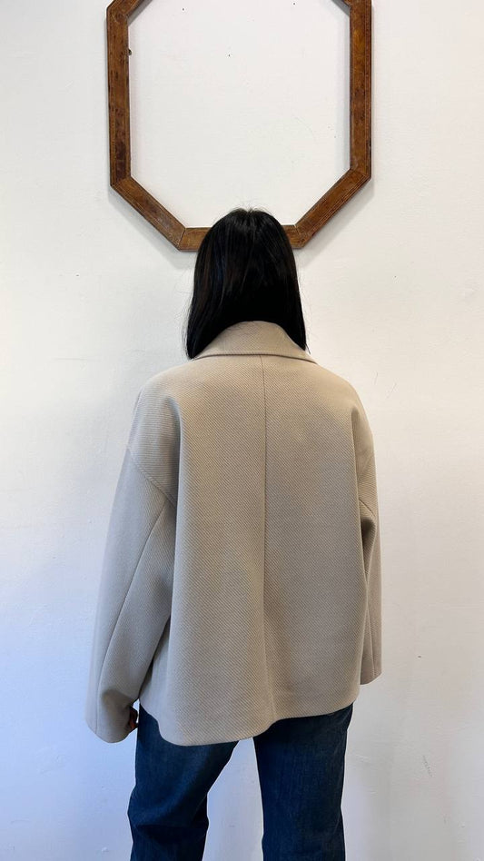 Cappotto corto a doppio petto Mariva