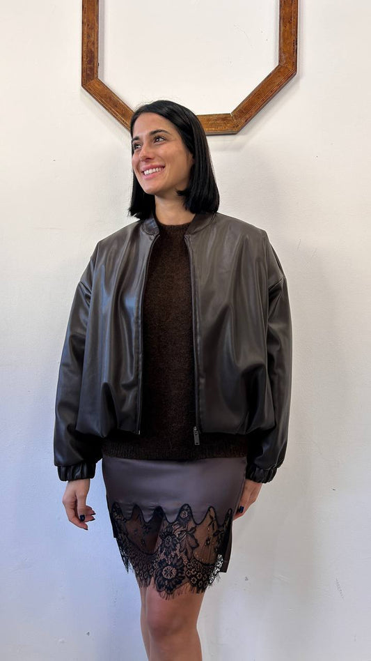 Bomber in ecopelle Celira