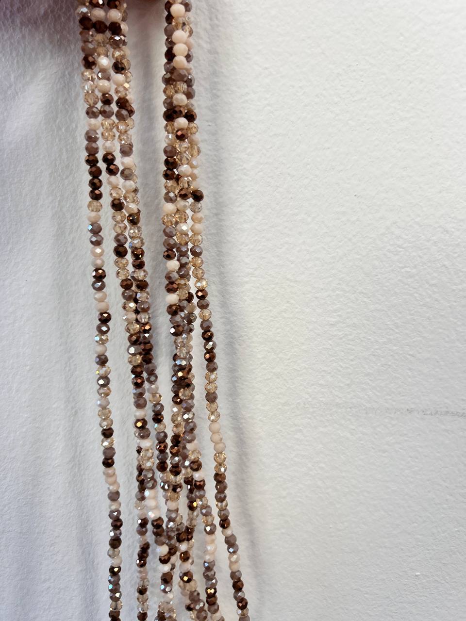 Collana elastica in perline sfaccettate Anvera