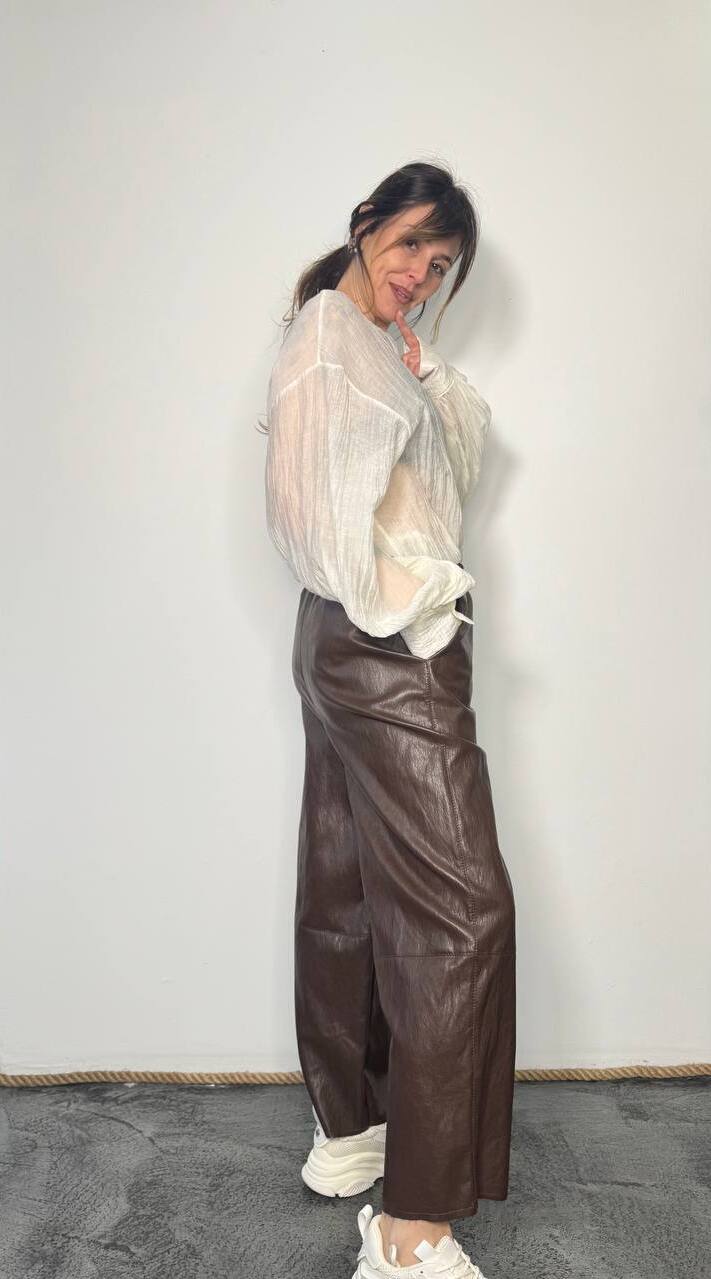 Pantaloni simil pelle Rio