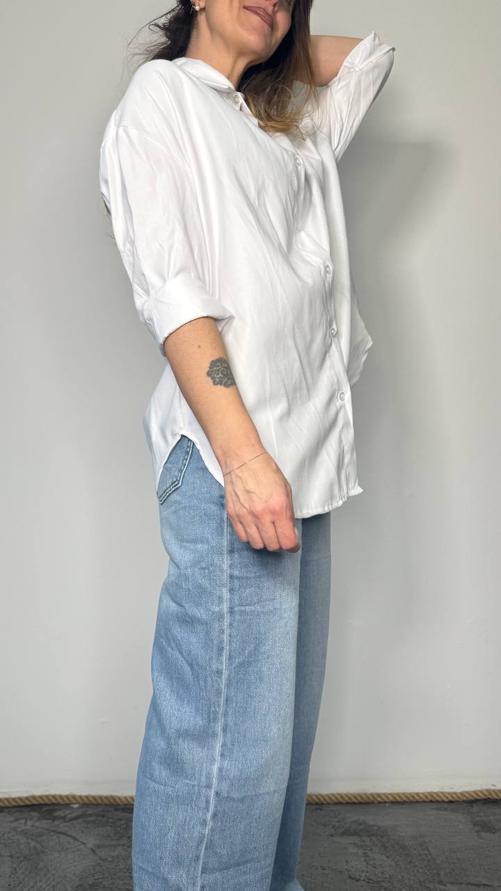 Camicia over in cotone Sia