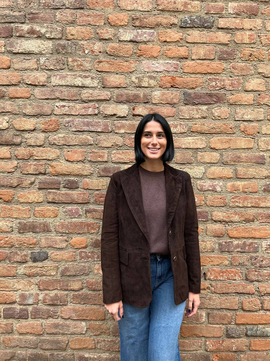 Giacca in crosta due bottoni Avenia