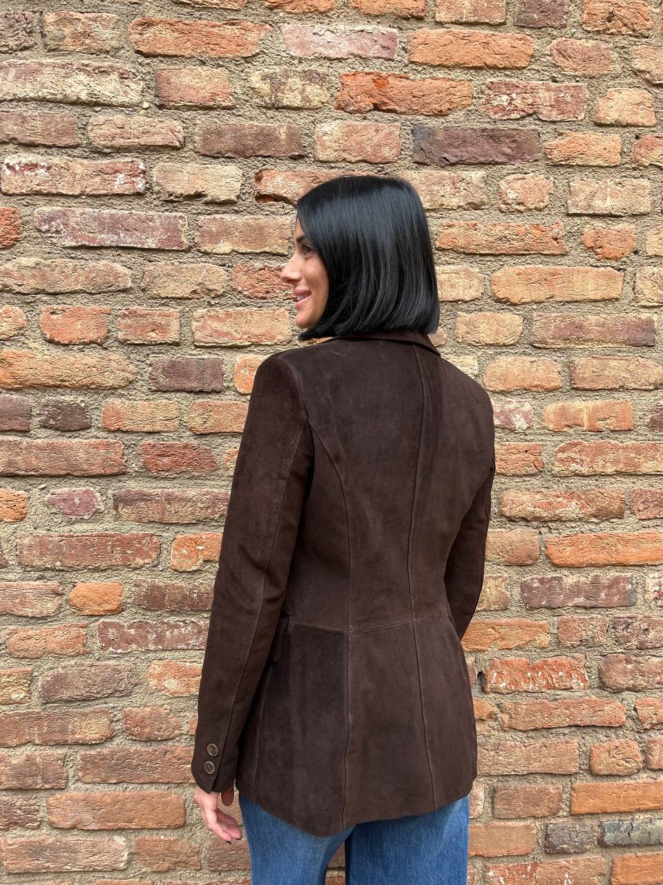 Giacca in crosta due bottoni Avenia