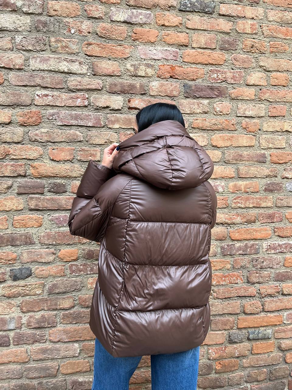 Piumino con cappuccio Fioren