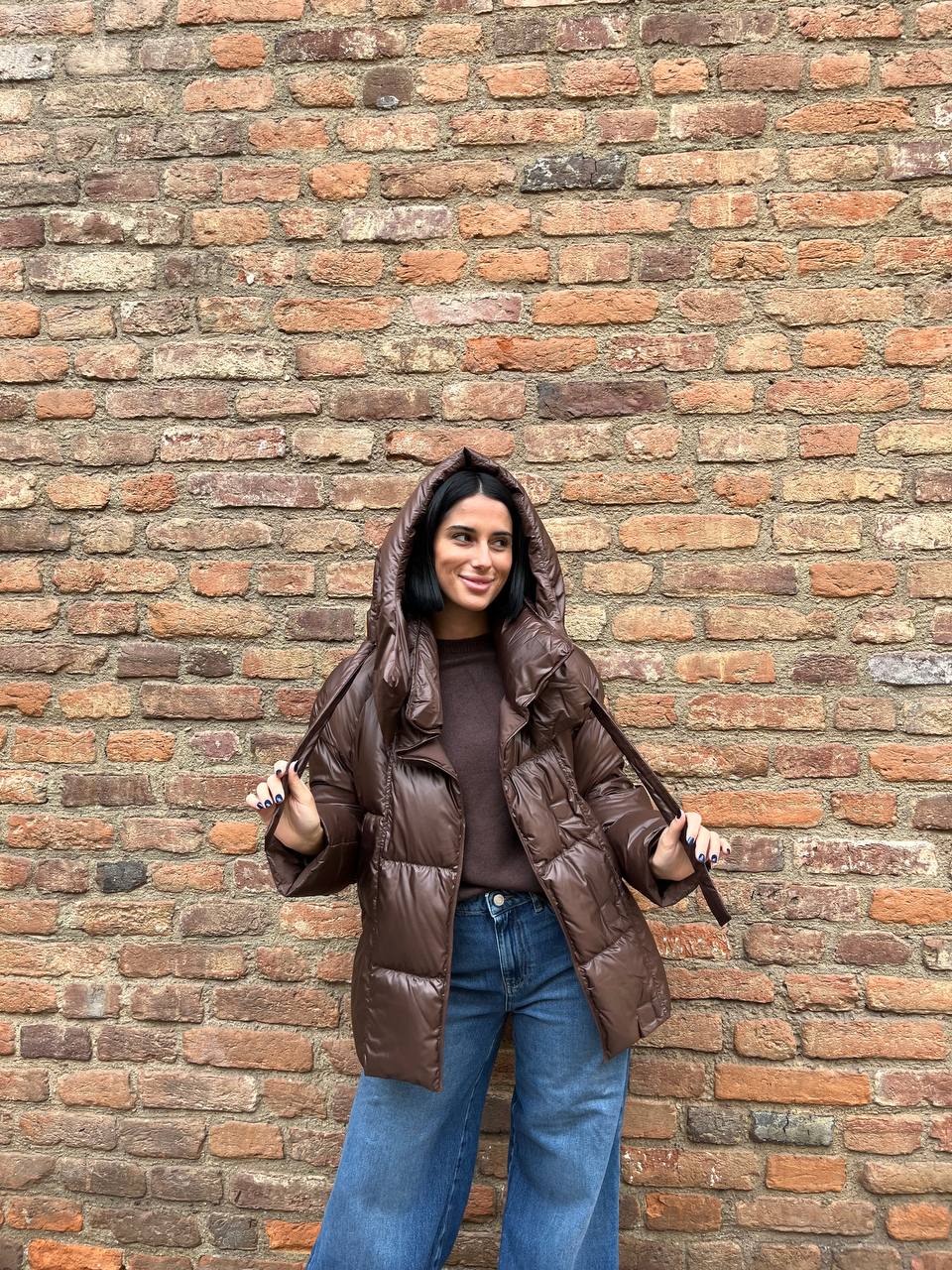 Piumino con cappuccio Fioren