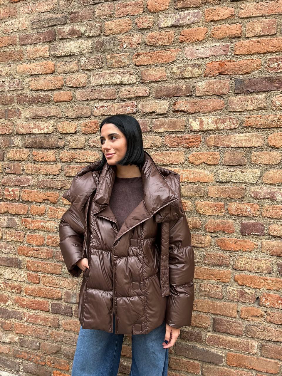 Piumino con cappuccio Fioren