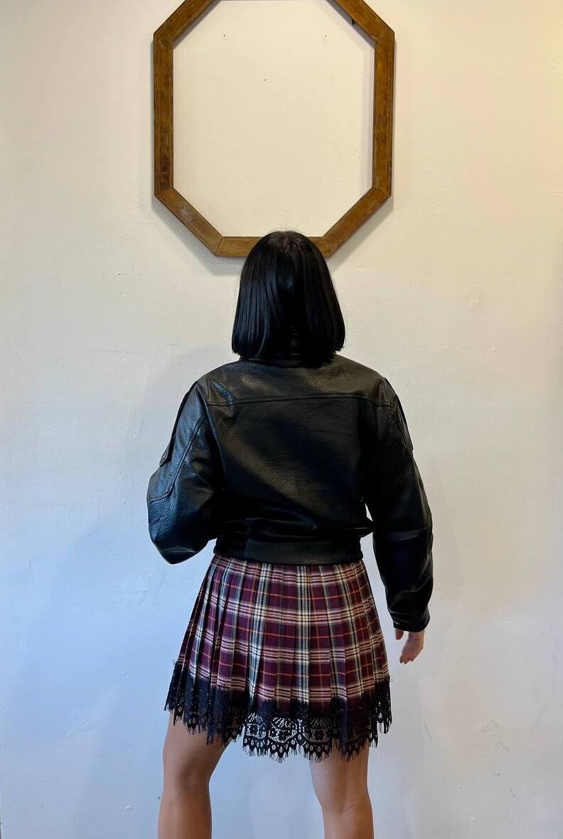 Giubbotto oversize in ecopelle Coren