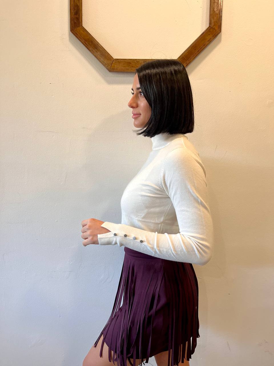 Maglia a collo alto Alesia