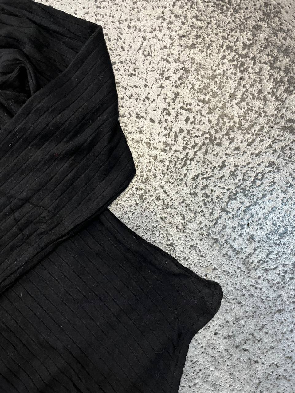 Body a maniche lunghe a costine Maia