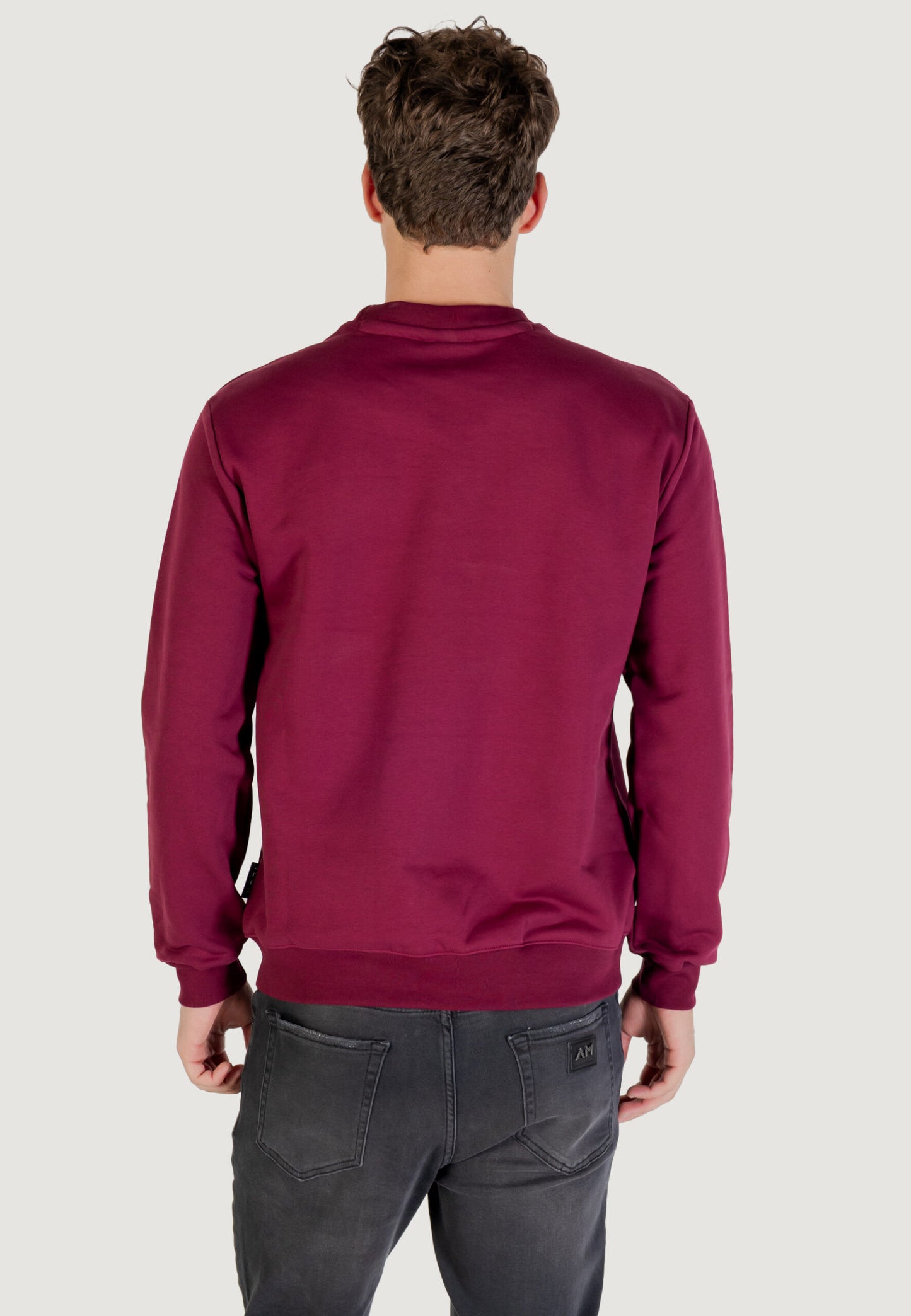 Felpa girocollo con stampa logo