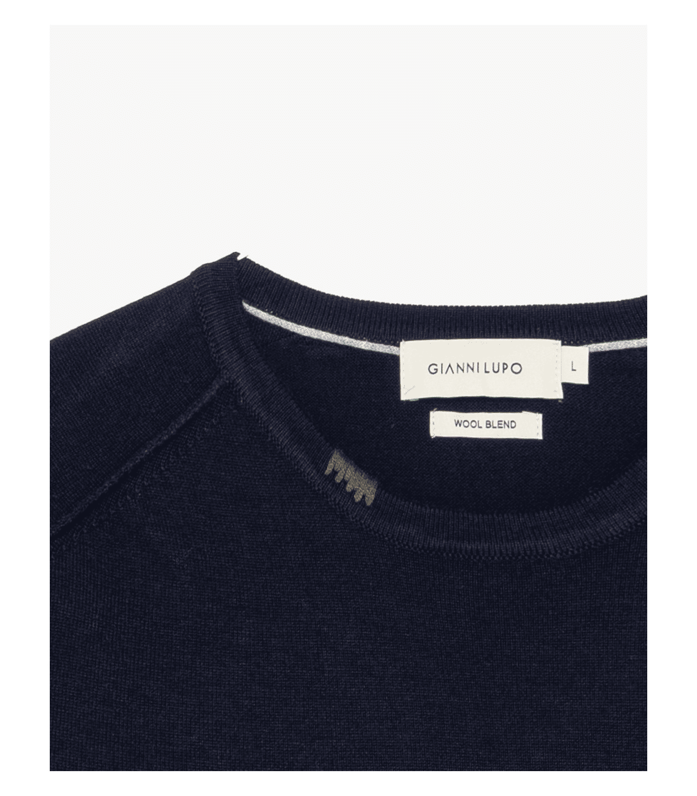 Maglione girocollo in misto lana