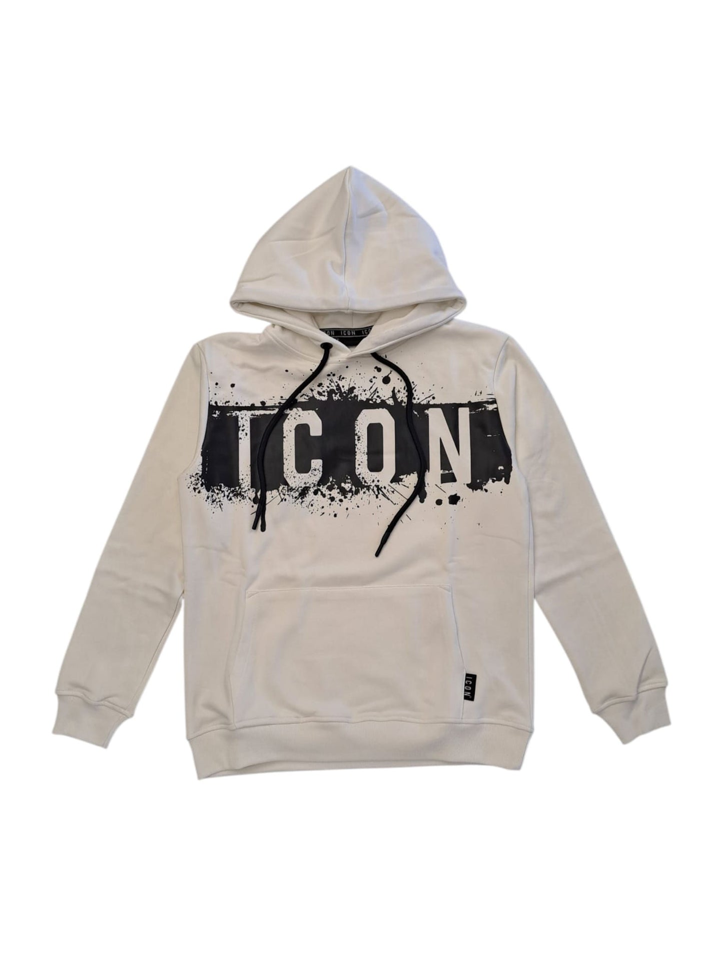 Felpa con cappuccio e logo sul petto