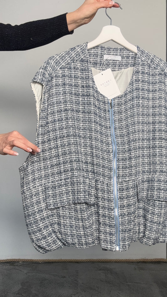 Gilet in tweed Ida