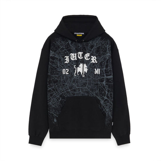 Club Dogo - milano map logo hoodie