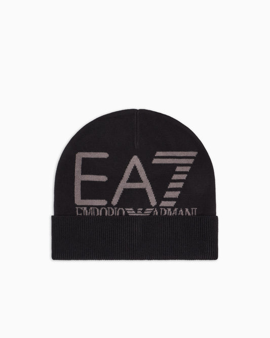Beanie Visibility con maxi logo EA7